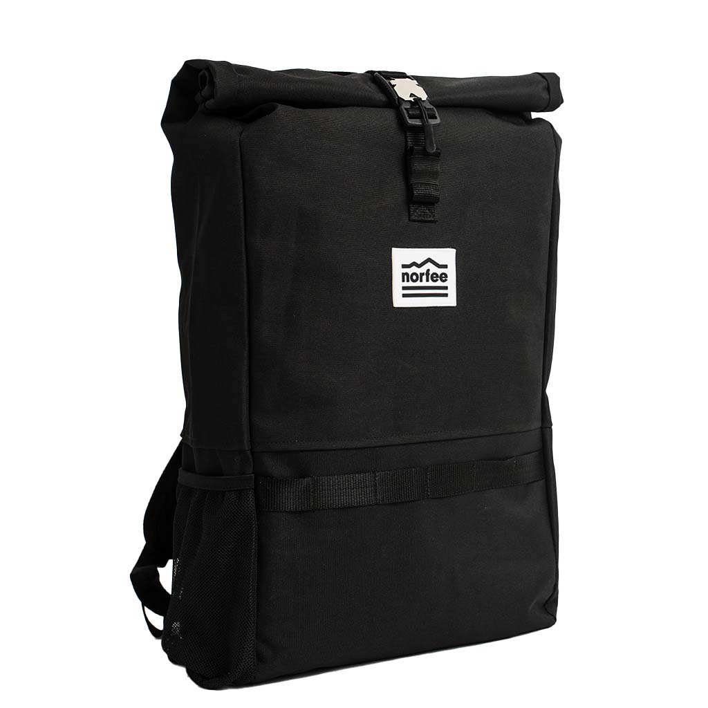 The HAZ Roll Top Backpack (Black) | Norfee Industries