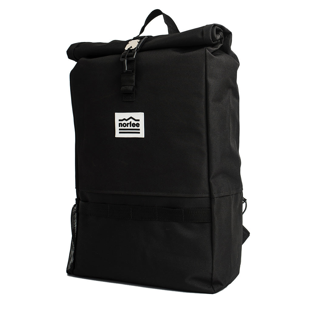 The HAZ Roll Top Backpack (Black)