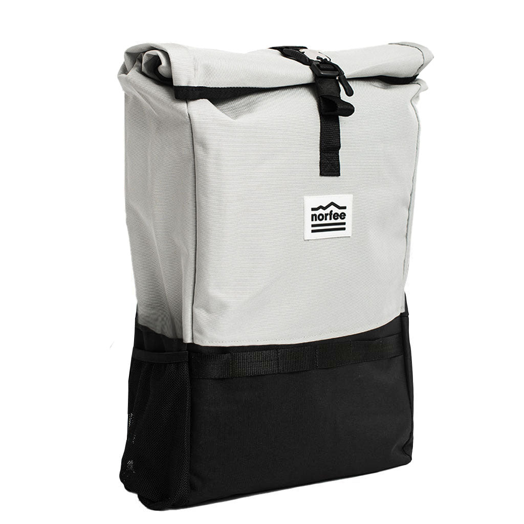 The HAZ Roll Top Backpack (Grey/Black)